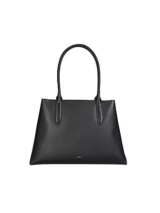 FURLA | Ledertasche - Shopper MERIDIANA Large | schwarz