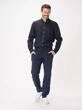 FYNCH HATTON | Leinenhemd Casual Fit | hellblau