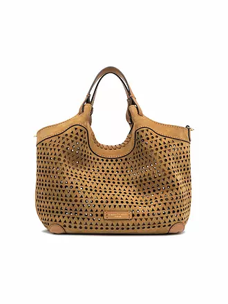 GIANNI CHIARINI | Ledertasche - Hobo Bag DUA | hellbraun