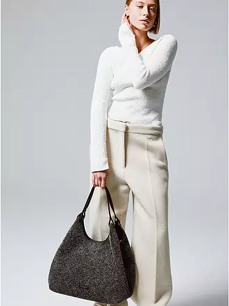 GIANNI CHIARINI | Ledertasche - Hobo Bag DUA | braun