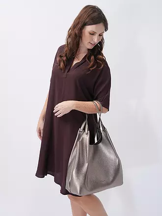 GIANNI CHIARINI | Ledertasche - Hobo Bag DUA | dunkelrot