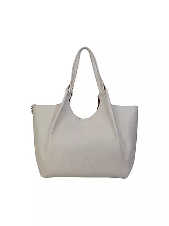 GIANNI CHIARINI | Ledertasche - Hobo Bag DUA | silber