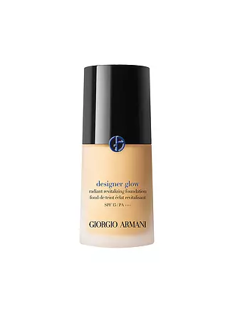 GIORGIO ARMANI COSMETICS |  Designer Glow Foundation 30ml LSF 20 (2) | camel