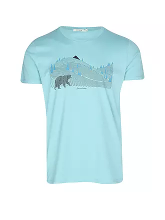 GREENBOMB | T-Shirt GUIDE ANIMAL BEARLAND | dunkelblau