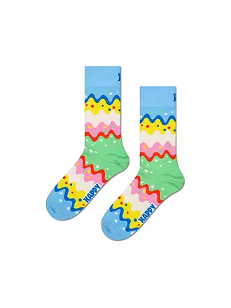 HAPPY SOCKS | Damen Socken EASTER EGG 36-40 light blue | hellblau