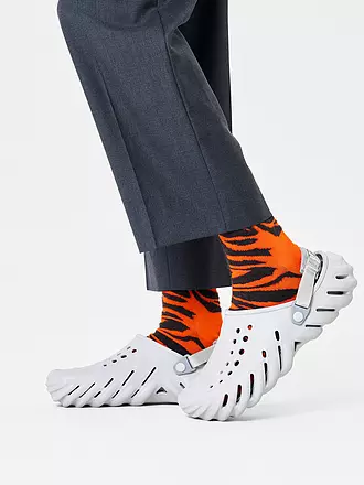 HAPPY SOCKS | Damen Socken FLUFFY ZEBRA 36-40 orange | 