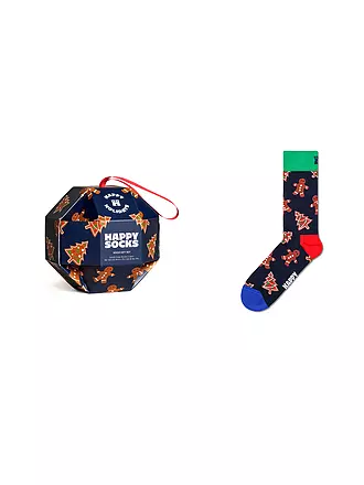 HAPPY SOCKS | Damen Socken GINGERBREAD COOKIES 36-40 navy | 