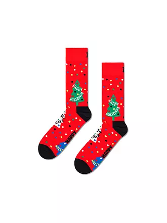 HAPPY SOCKS | Damen Socken HOLIDAYS 36-40 red | rot