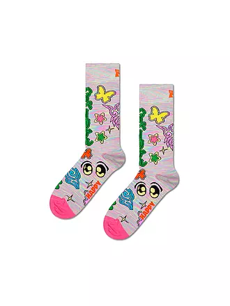 HAPPY SOCKS | Damen Socken OUT OF THIS WORLD SOCK 36-40 beige | bunt