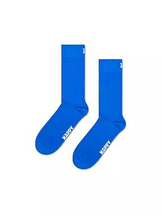 HAPPY SOCKS | Damen Socken SOLID SOCK Gr. 36 - 40 blue | blau