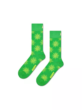 HAPPY SOCKS | Damen Socken SUN 36-40 green | grün