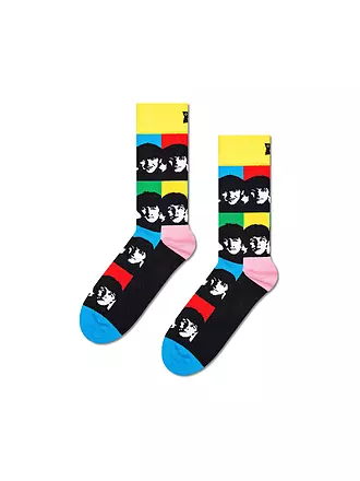 HAPPY SOCKS | Herren Socken BEATLES ALL TOGETHER NOW 41-46 black | schwarz