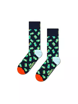 HAPPY SOCKS | Herren Socken MONEY MONEY 41-46 navy | dunkelblau