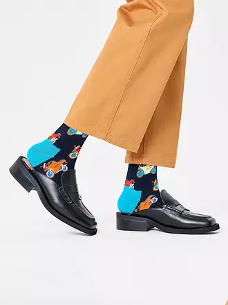 HAPPY SOCKS | Herren Socken MOTORBIKE 41-46 | dunkelblau