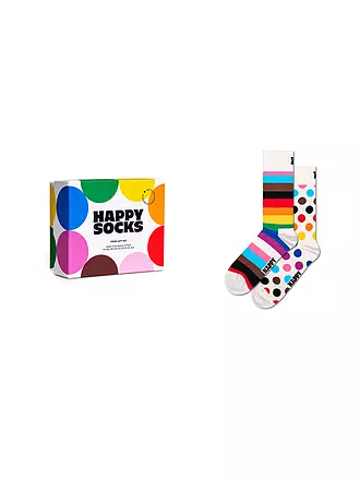 HAPPY SOCKS | Herren Socken PRIDE GIFT SET 41-46 2er Pkg White | bunt