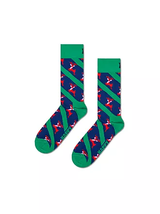 HAPPY SOCKS | Herren Socken REINDEER 41-46 navy | dunkelblau