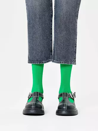 HAPPY SOCKS | Herren Socken SOLID Gr. 41 - 46 green | grün