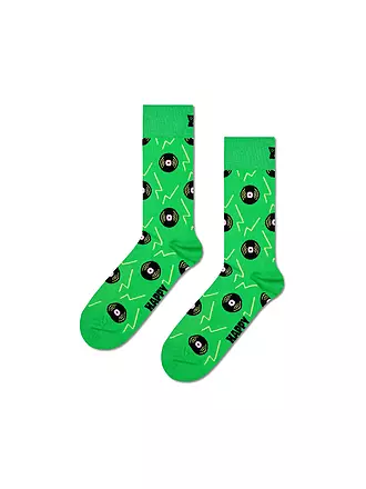 HAPPY SOCKS | Herren Socken VINYL GREEN 41-46 green | grün