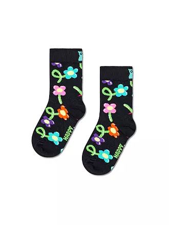 HAPPY SOCKS | Kinder Socken BALLOON FLOWER Black | schwarz