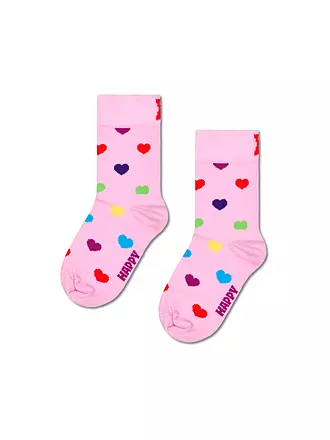 HAPPY SOCKS | Mädchen Socken HEART SOCK light pink | 