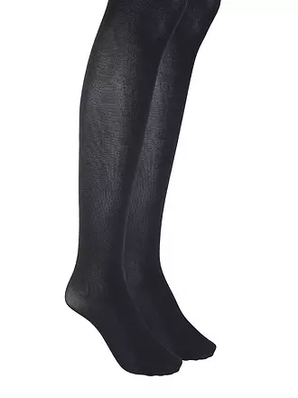 HUDSON | Feinstrumpfhose SIMPLY 40 2er Pkg marine | schwarz