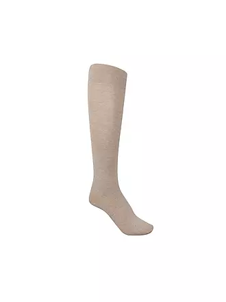 HUDSON | Kniestrümpfe RELAX COTTON marine | beige