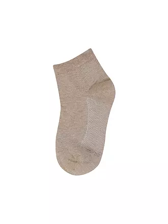 HUDSON | Kurzsocken black | beige