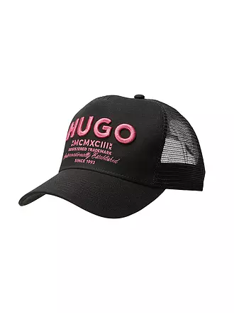 HUGO | Kappe MERK | schwarz