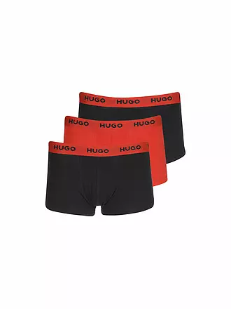 HUGO | Pants 3-er Pkg schwarz rot | schwarz