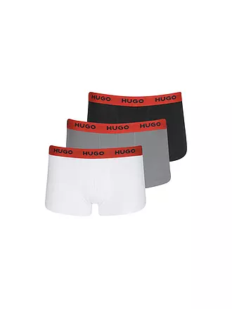 HUGO | Pants 3-er Pkg schwarz rot | weiss