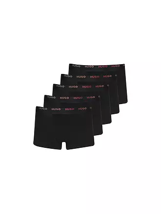 HUGO | Pants 5er Pkg. RAINBOW  black | schwarz