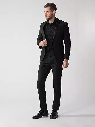 HUGO | Smoking Anzughose Slim Fit HESTEN224E1X | schwarz