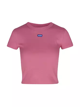 HUGO | T-Shirt Cropped Fit | rosa