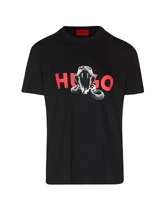 HUGO | T-Shirt DEYLADEC | schwarz