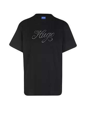 HUGO | T-Shirt VINTAGE | schwarz