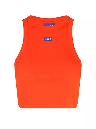 HUGO | Top Cropped Fit | orange