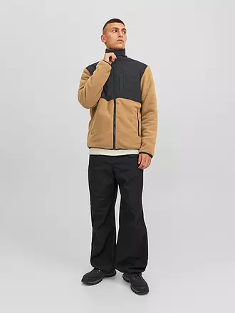 JACK & JONES | Fleecejacke JJMARVIN | hellbraun