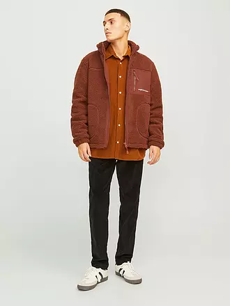 JACK & JONES | Jacke in Felloptik JORVESTERBRO | braun