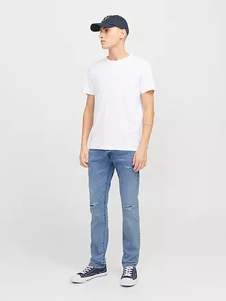 JACK & JONES | Jeans Slim Fit JJIGLENN JJFOX | blau