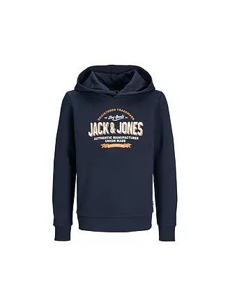 JACK & JONES | Jungen Kapuzensweater - Hoodie JJELOGO | dunkelblau