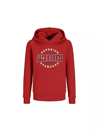 JACK & JONES | Jungen Kapuzensweater - Hoodie JJELOGO | rot