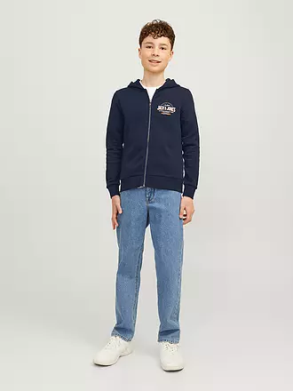 JACK & JONES | Jungen Kapuzensweattjacke  JJELOGO | dunkelblau