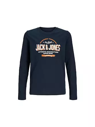 JACK & JONES | Jungen Langarmshirt  JJELOGO | olive
