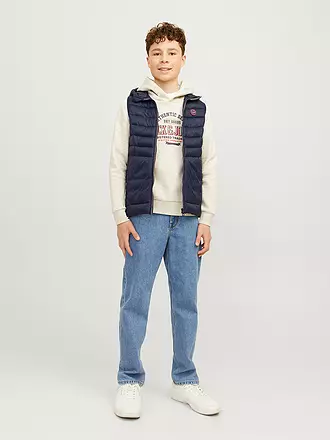 JACK & JONES | Jungen Steppgilet JJESPRINT PUFFER | dunkelblau