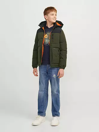 JACK & JONES | Jungen Steppjacke  JJEOTTO | olive