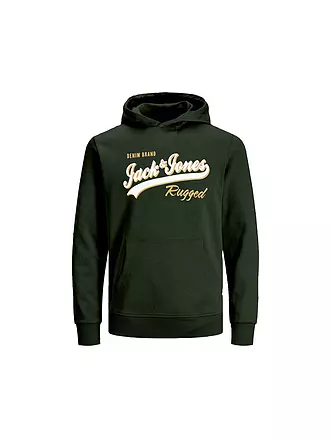 JACK & JONES | Jungen Sweater JJELOGO | dunkelgrün