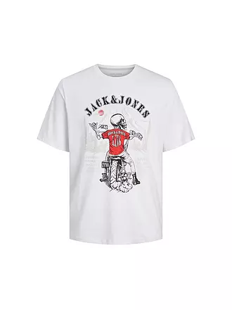 JACK & JONES | Jungen T-Shirt  JJSKULL ROCK TEE | weiss