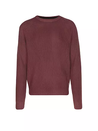 JACK & JONES | Pullover JJPANNEL | dunkelrot