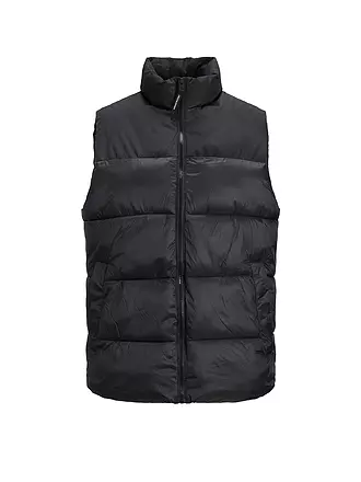 JACK & JONES | Steppgilet JJETOBY | schwarz