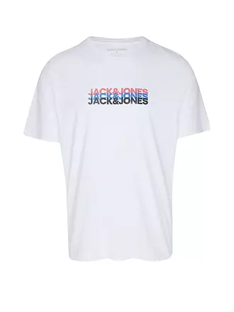 JACK & JONES | T-Shirt JJCYBER | dunkelblau